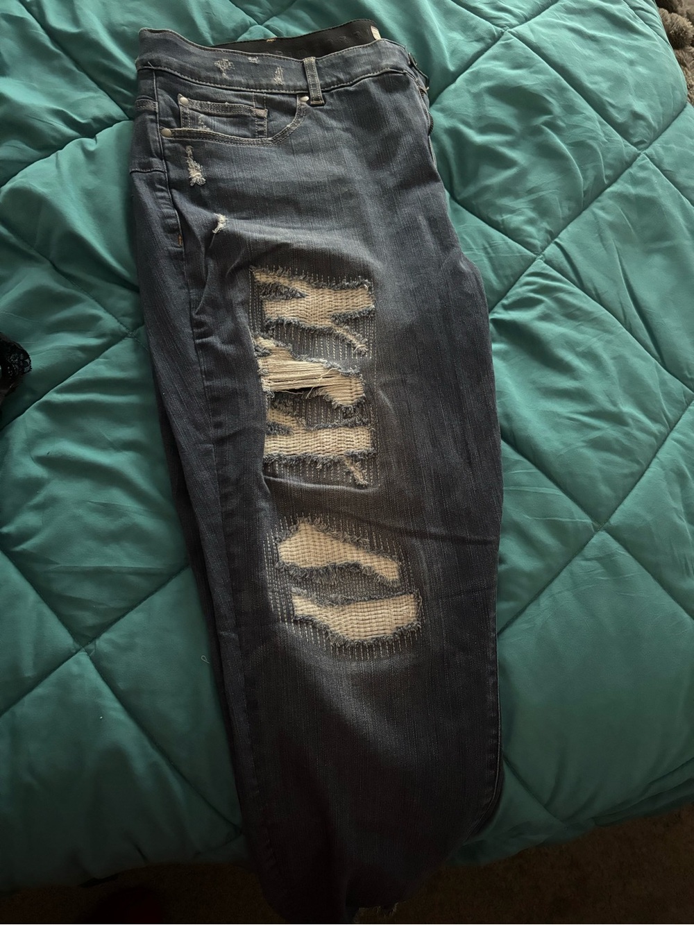 Torrid Dark Blue Bombshell Skinny Jeans